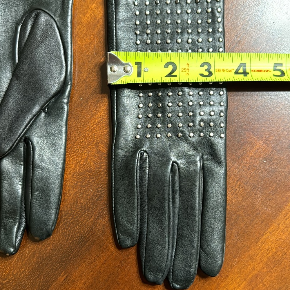 Sheep Leather Gloves brian atwood neiman marcus target black leather studded - Picture 8 of 10